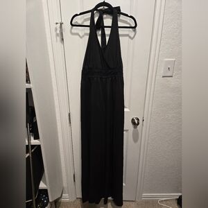 SHEIN Black Wideleg Jumpsuit